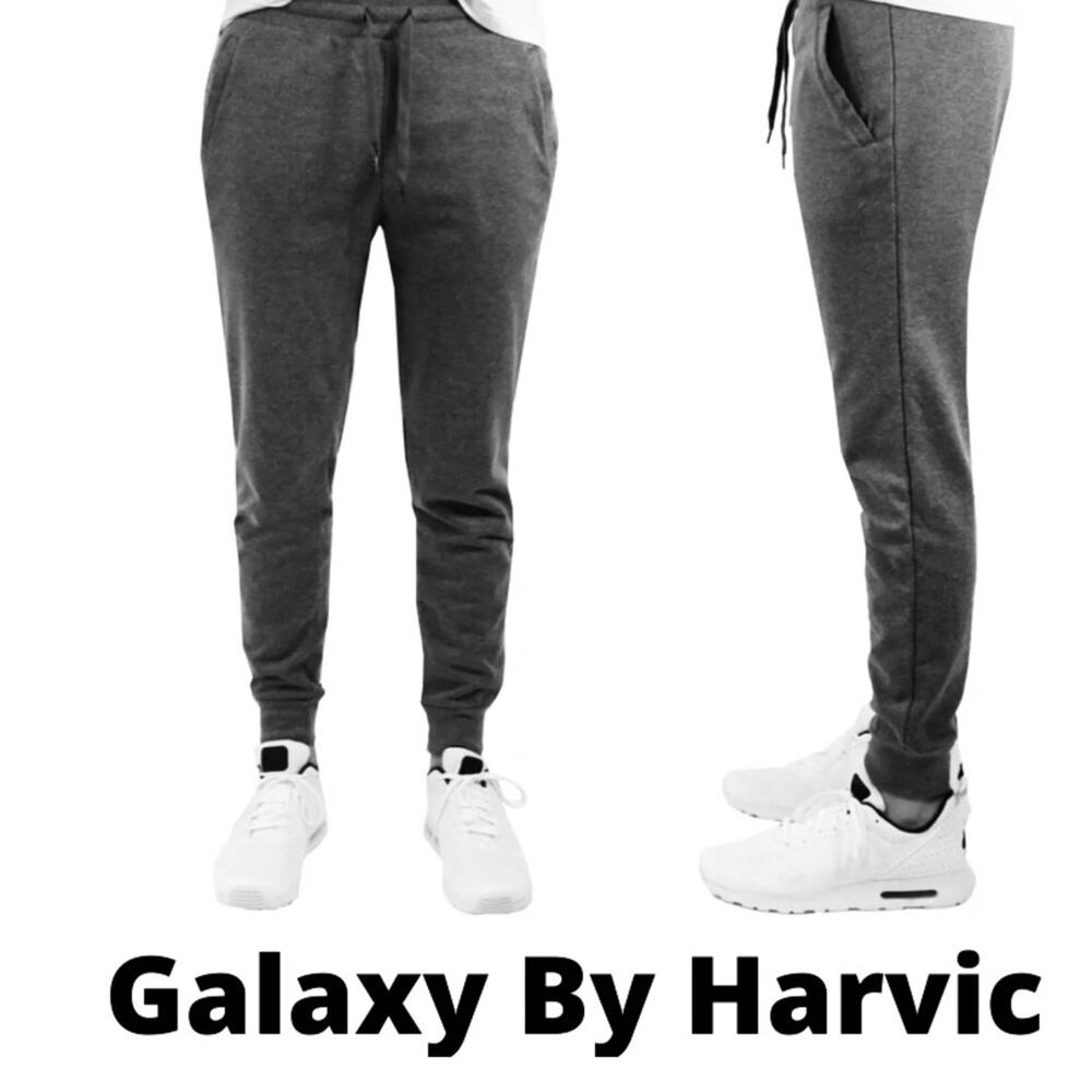 Galaxy By Harvic Men’s Slim-Fit Jogger Pants. Sz:M